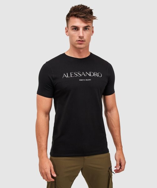 Black Alorta T-Shirt Alessandro Zavetti