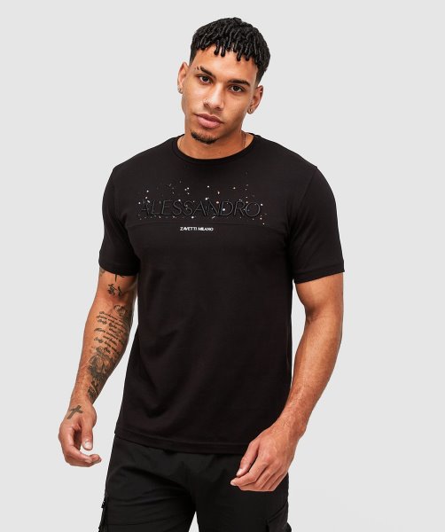 Alessandro Zavetti Porta T-Shirt Jet Black