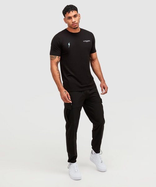 Aztec Beam Back Logo T-Shirt Alessandro Zavetti Jet Black