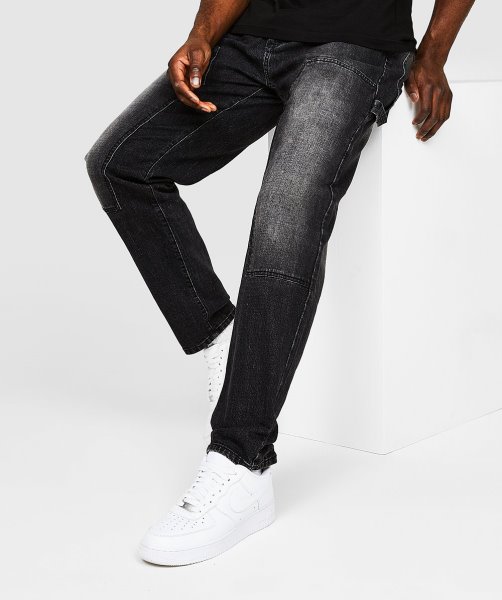 Alessandro Zavetti Merazzi Black Wash Carpenter Jean Black