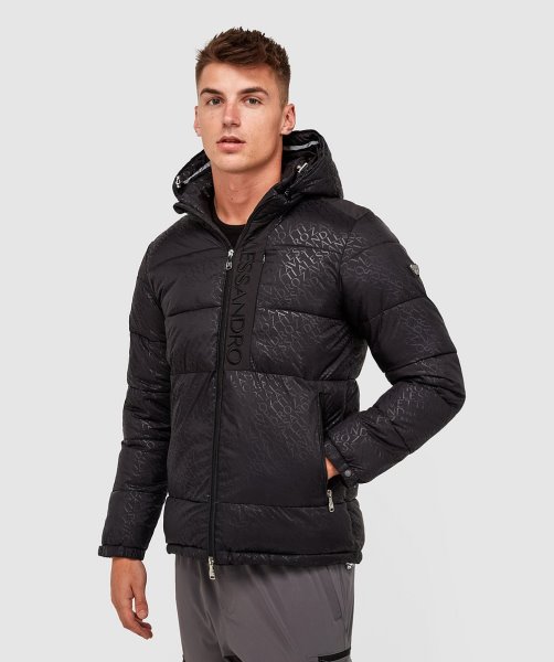 Black Alessandro Zavetti Vitorno 2.0 Puffer Jacket