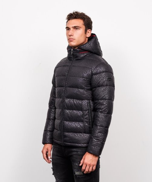 Alessandro Zavetti Black Tessicci Puffer Jacket