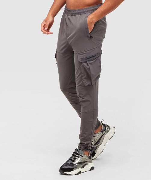 Marcello 2.0 Woven Cargo Pant Alessandro Zavetti Charcoal
