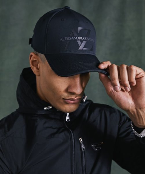 Alessandro Zavetti Rivo Baseball Cap Black-Grey