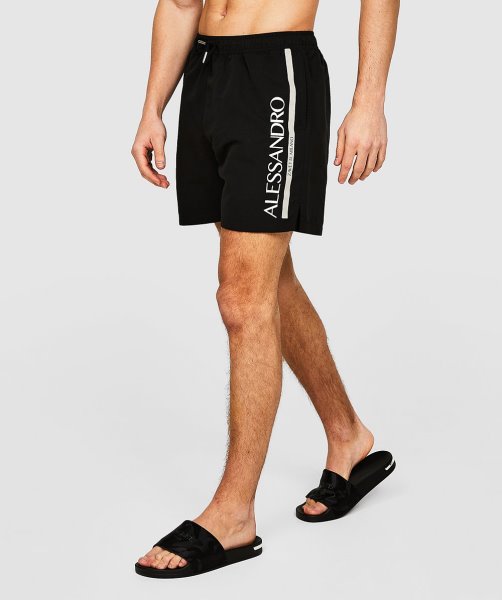 Black Merseo 2.0 Swim Short Alessandro Zavetti