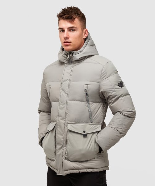 Alessandro Zavetti Grey Vero Puffer Jacket
