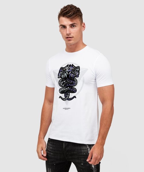 Optic White Alessandro Zavetti Aztec Viper T-Shirt