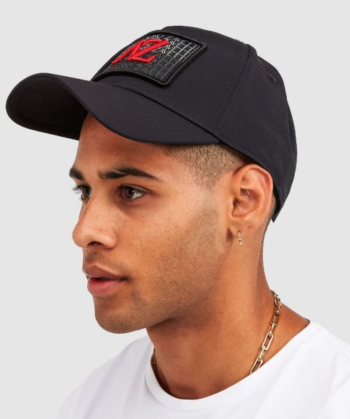 Alessandro Zavetti Black-Red Noletto Baseball Cap