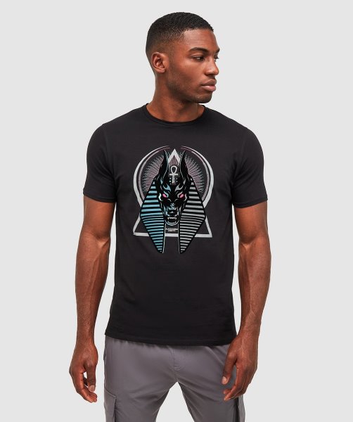 Alessandro Zavetti Anubis Split T-Shirt Jet Black