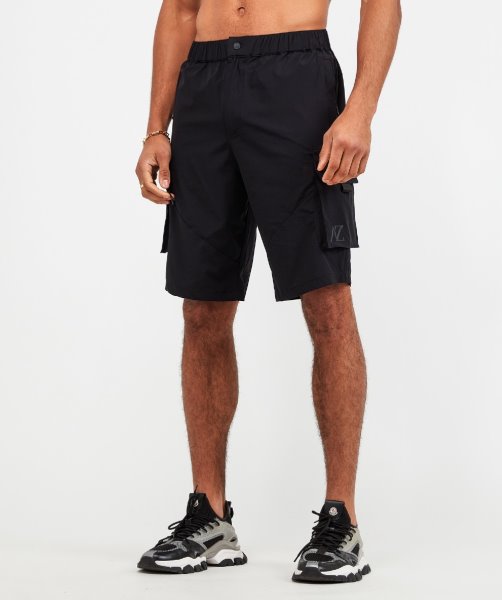 Black Aranova 2.0 Woven Cargo Short Alessandro Zavetti