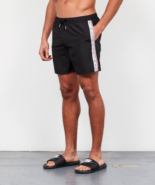 Rozzaro Tape Swim Short Black Alessandro Zavetti