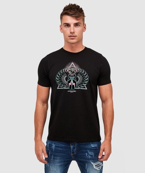 Jet Black Alessandro Zavetti Scarab T-Shirt