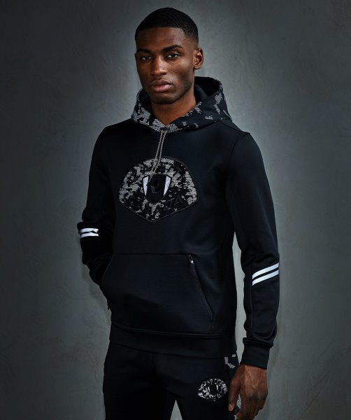 Alessandro Zavetti Silvatino Overhead Hoodie Jet Black