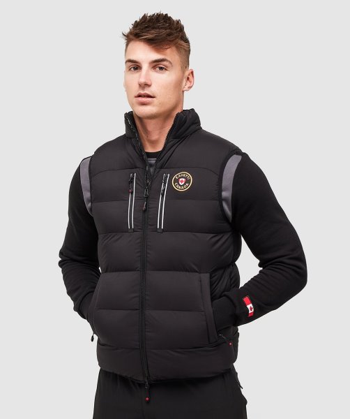Atlin Puffer Gilet Alessandro Zavetti Jet Black