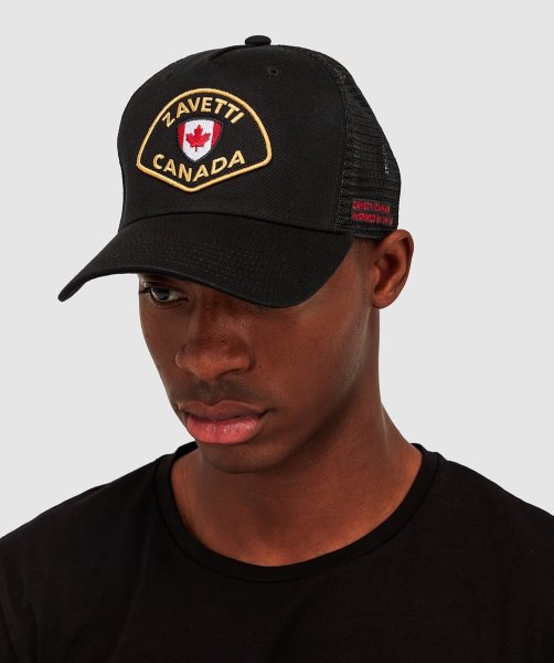 Alberta 2.0 Trucker Cap Alessandro Zavetti Black