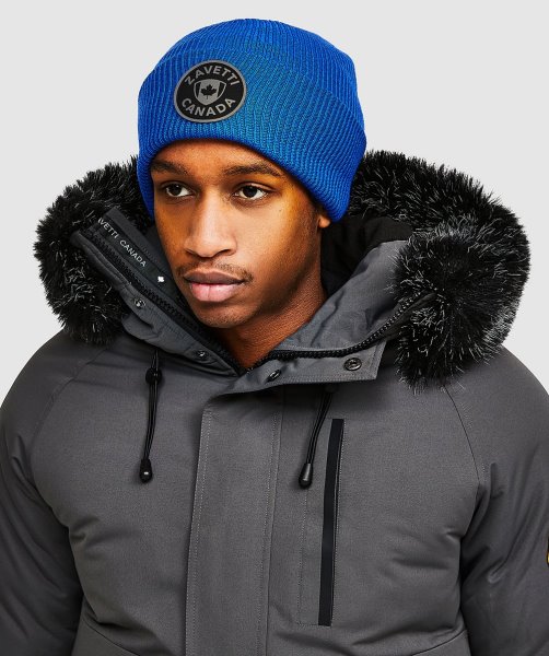 Forbes Knitted Hat Alessandro Zavetti Blue Lolite