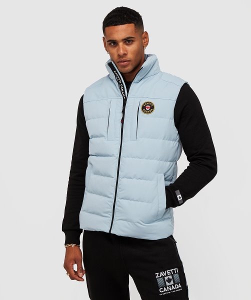 Alessandro Zavetti Sky Blue Oshawa 2.0 Puffer Gilet