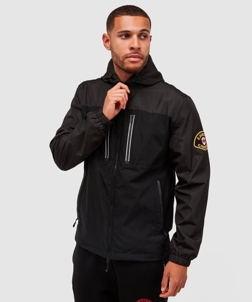 Alessandro Zavetti Jet Black Alvini Windrunner Jacket