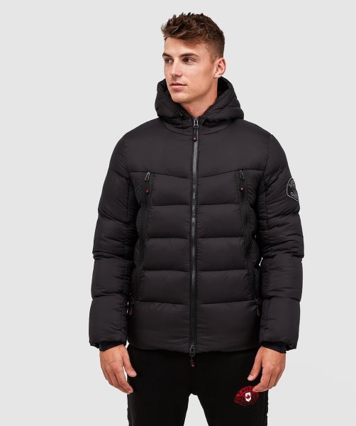 Black Alessandro Zavetti Malvini 3.0 Puffer Jacket