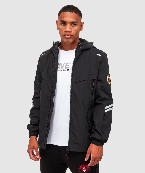 Alessandro Zavetti Fino Windrunner Jacket Jet Black