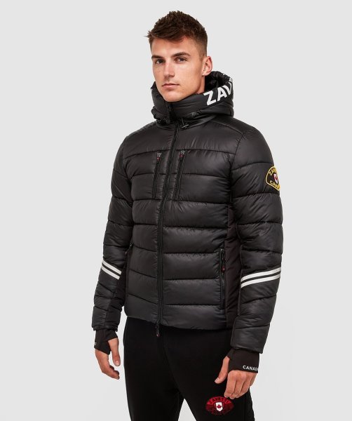 Black Pollux Puffer Jacket Alessandro Zavetti