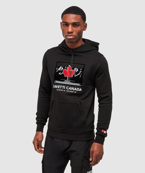 Alessandro Zavetti Logan Overhead Hoodie Jet Black