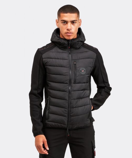 Black Alessandro Zavetti Serzio Hybrid Jacket
