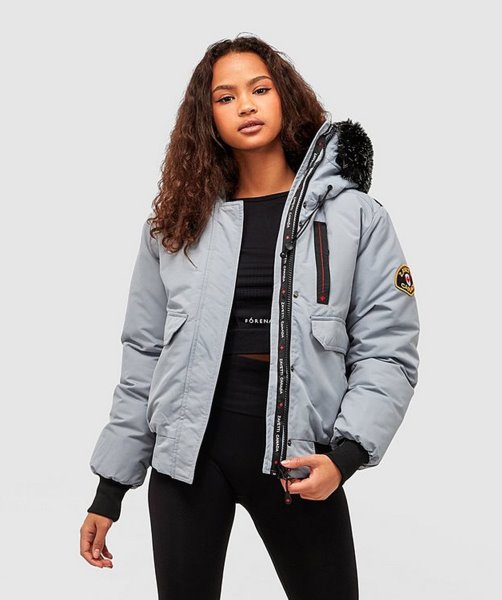 Monument Grey Alessandro Zavetti Womens Gabellia Jacket